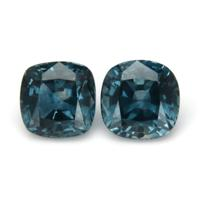 2.75&nbsp;Ct.Tw.Total Carat Weight Greenish Blue Sapphire Pair from Montana Video