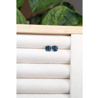 2.75&nbsp;Ct.Tw.Total Carat Weight Greenish Blue Sapphire Pair from Montana Life Style