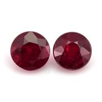 1.62 Ct.Tw.Total Carat Weight Ruby Pair from Mozambique Video
