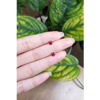 0.95 Ct.Tw.Total Carat Weight Ruby Pair from Mozambique Life Style