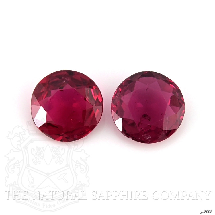 1.28 Ct.Tw. Ruby Pair from Mozambique