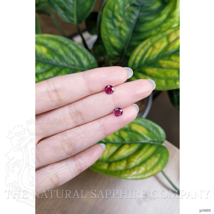 1.28 Ct.Tw. Ruby Pair from Mozambique