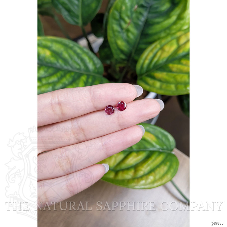 1.28 Ct.Tw. Ruby Pair from Mozambique