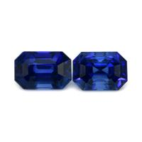 4.29&nbsp;Ct.Tw.Total Carat Weight Blue Sapphire Pair from Ceylon (Sri Lanka) Video
