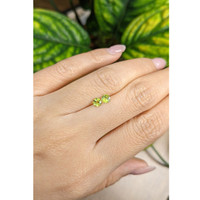 0.74&nbsp;Ct.Tw.Total Carat Weight Greenish Yellow Sapphire Pair from Ceylon (Sri Lanka) Life Style