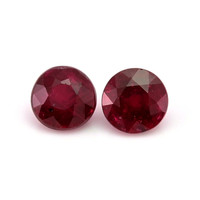 1.51 Ct.Tw.Total Carat Weight Ruby Pair from Mozambique Video