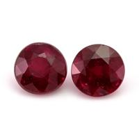 1.51 Ct.Tw.Total Carat Weight Ruby Pair from Mozambique Video