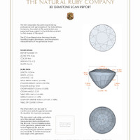 1.51 Ct.Tw.Total Carat Weight Ruby Pair from Mozambique 3 D Scan Report