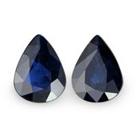 1.50&nbsp;Ct.Tw.Total Carat Weight Blue Sapphire Pair from Ceylon (Sri Lanka) Video