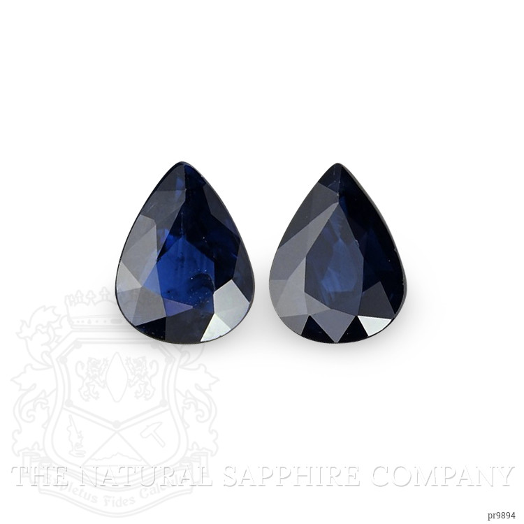 1.50 Ct.Tw. Blue Sapphire Pair from Ceylon (Sri Lanka)