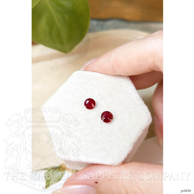 1.20 Ct.Tw. Ruby Pair from Mozambique