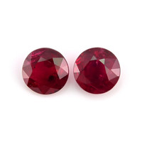 1.03 Ct.Tw.Total Carat Weight Ruby Pair from Mozambique Video