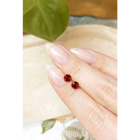 1.03 Ct.Tw.Total Carat Weight Ruby Pair from Mozambique Life Style