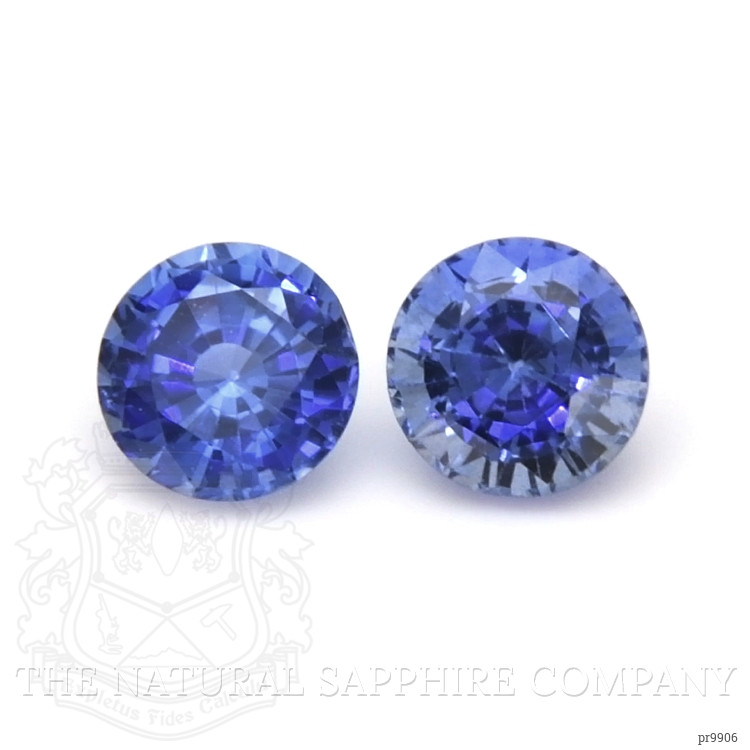 0.90 Ct.Tw. Blue Sapphire Pair from Ceylon (Sri Lanka)