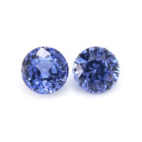 1.01&nbsp;Ct.Tw.Total Carat Weight Blue Sapphire Pair from Ceylon (Sri Lanka) Video