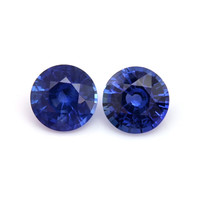 1.03&nbsp;Ct.Tw.Total Carat Weight Blue Sapphire Pair from Ceylon (Sri Lanka) Video