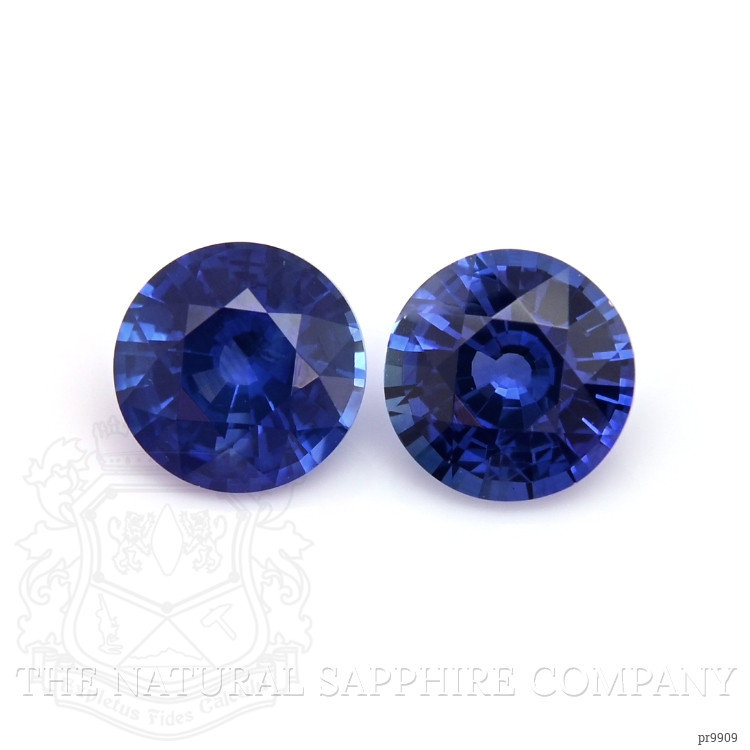 1.03 Ct.Tw. Blue Sapphire Pair from Ceylon (Sri Lanka)