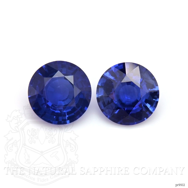 1.11 Ct.Tw. Blue Sapphire Pair from Ceylon (Sri Lanka)
