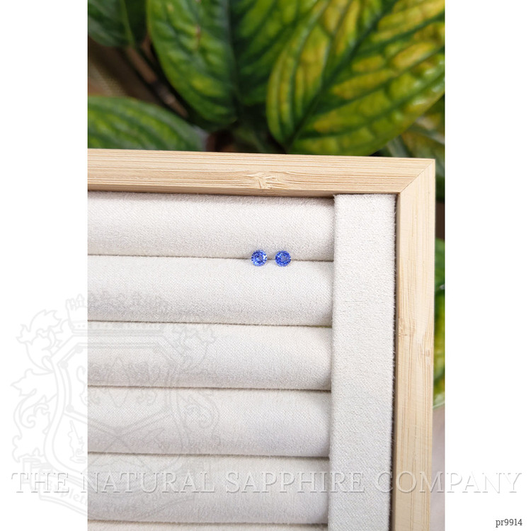 0.56 Ct.Tw. Blue Sapphire Pair from Ceylon (Sri Lanka)