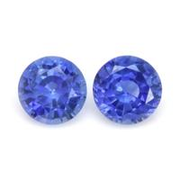 0.58&nbsp;Ct.Tw.Total Carat Weight Blue Sapphire Pair from Ceylon (Sri Lanka) Video