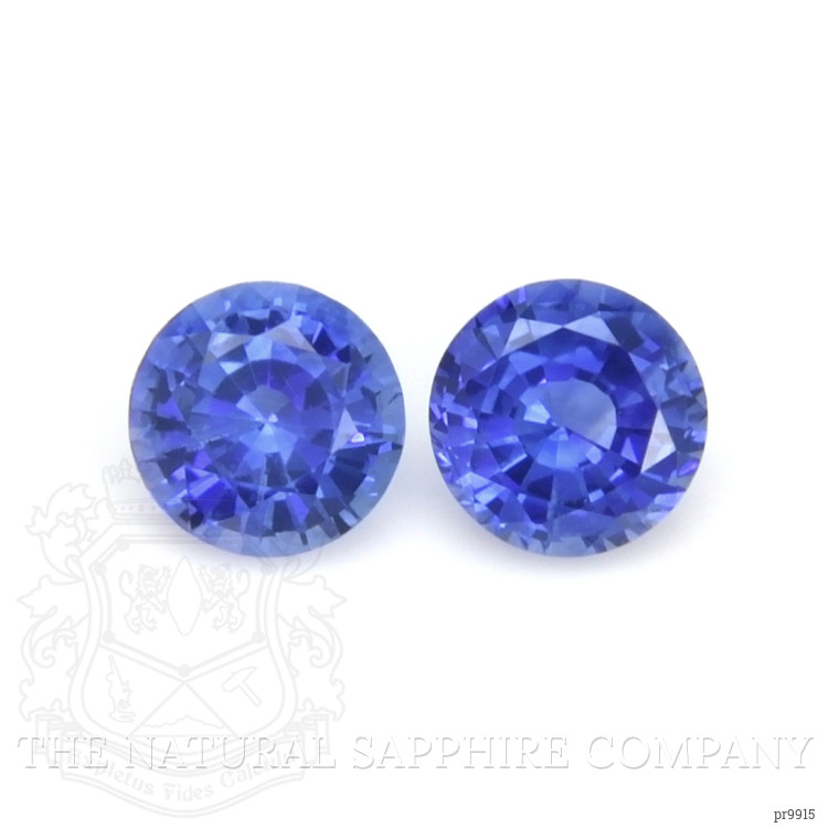 0.58 Ct.Tw. Blue Sapphire Pair from Ceylon (Sri Lanka)