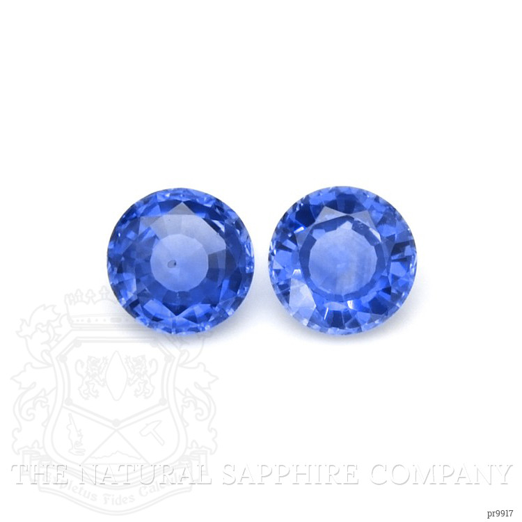 0.60 Ct.Tw. Blue Sapphire Pair from Ceylon (Sri Lanka)
