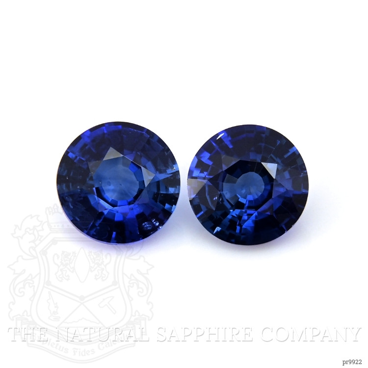 1.15 Ct.Tw. Blue Sapphire Pair from Ceylon (Sri Lanka)