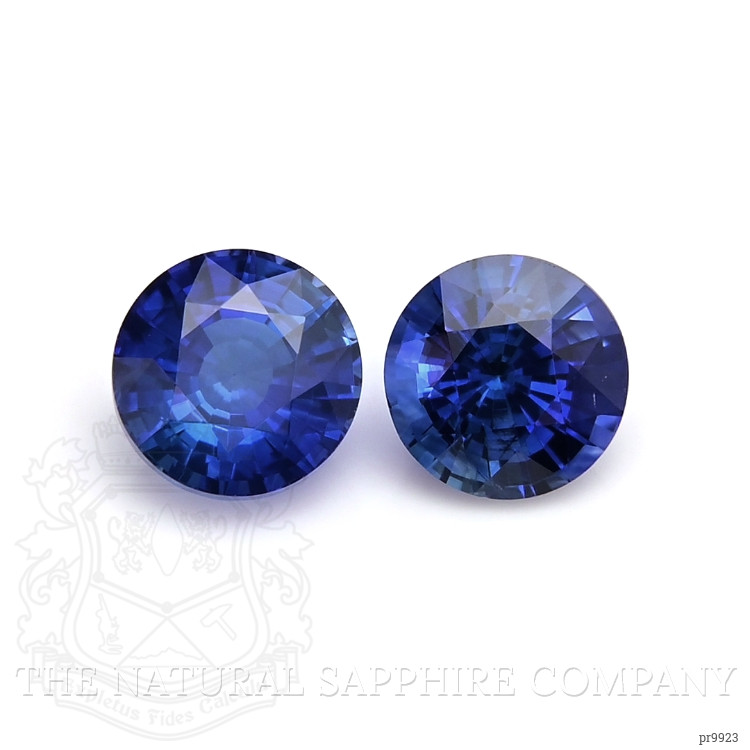 1.29 Ct.Tw. Blue Sapphire Pair from Ceylon (Sri Lanka)