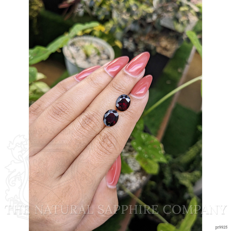 4.60 Ct.Tw. Garnet Pair from Ceylon (Sri Lanka)