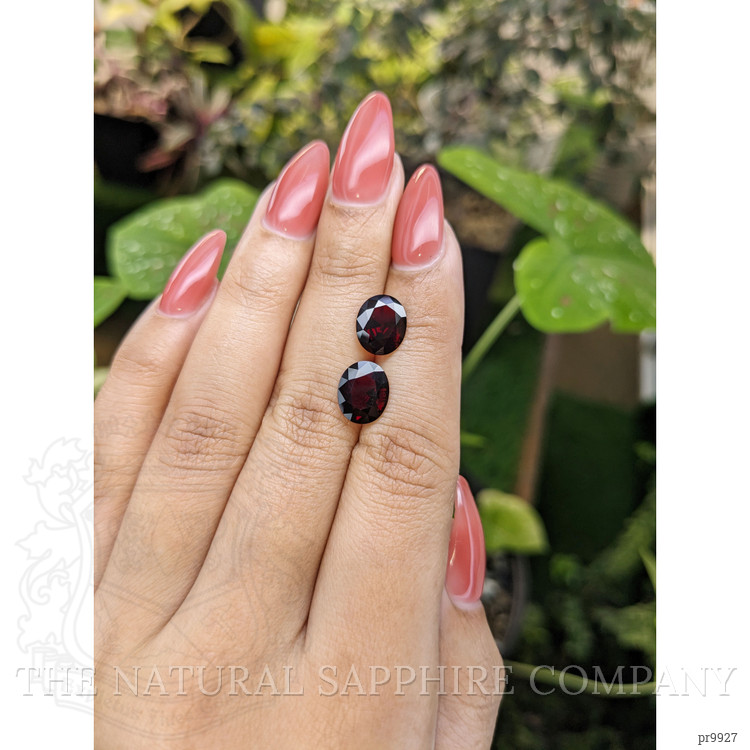 4.43 Ct.Tw. Garnet Pair from Ceylon (Sri Lanka)