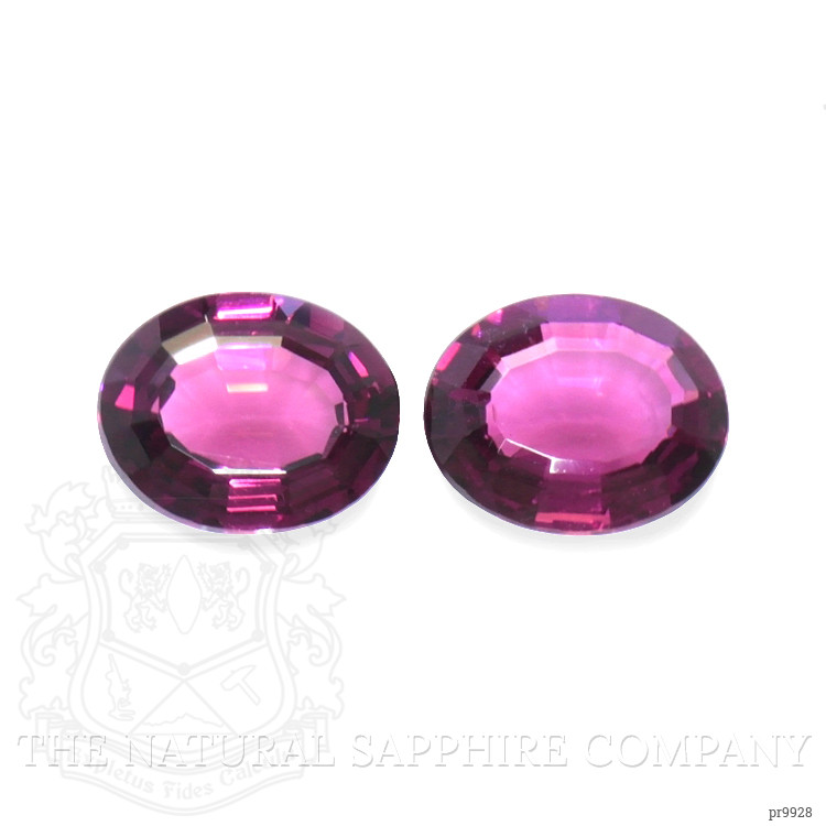 5.71 Ct.Tw. Rhodolite Garnet Pair from Ceylon (Sri Lanka)