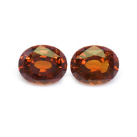 4.75 Ct.Tw.Total Carat Weight Hessonite Garnet Pair from Madagascar Video