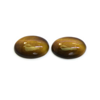 15.20 Ct.Tw.Total Carat Weight Tiger's Eye Pair from South Africa Video
