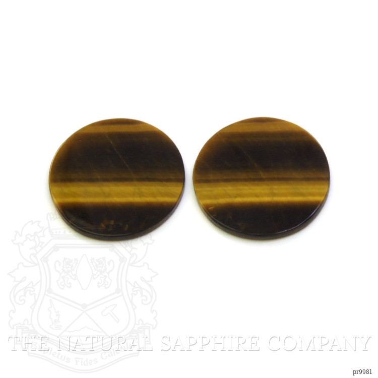 27.11 Ct.Tw. Tiger's Eye Pair from South Africa