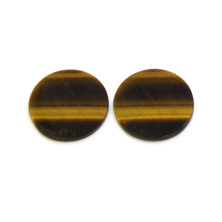 27.11 Ct.Tw. Tiger's Eye Pair from South Africa
