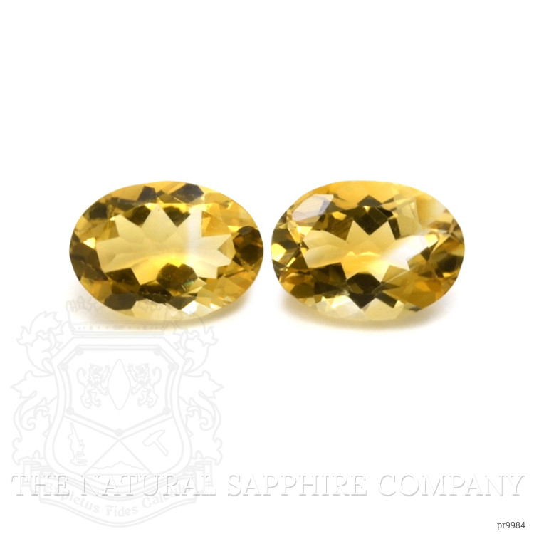 9.47 Ct.Tw. Citrine Pair from Brazil