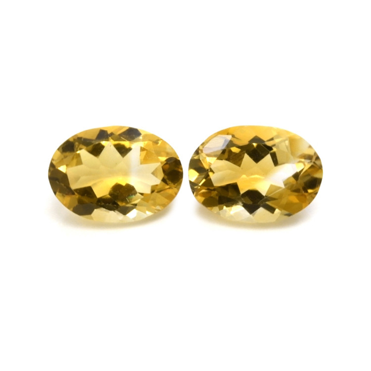 9.47 Ct.Tw. Citrine Pair from Brazil