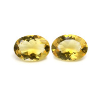 9.01 Ct.Tw.Total Carat Weight Citrine Pair from Brazil Video