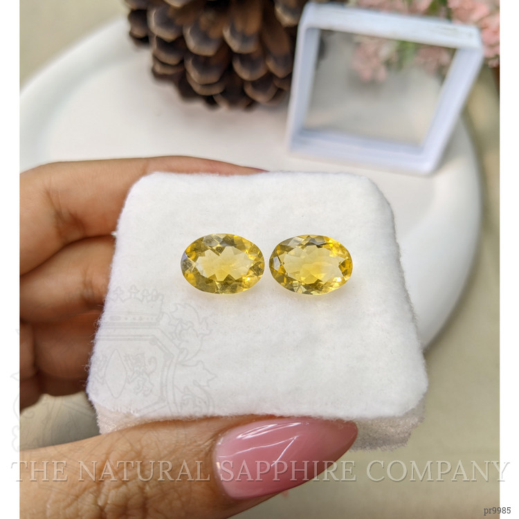 9.01 Ct.Tw. Citrine Pair from Brazil