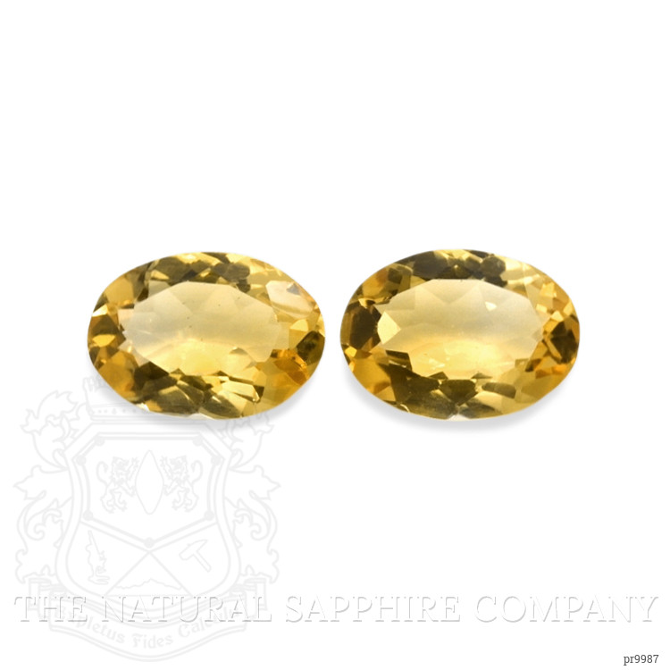 9.14 Ct.Tw. Citrine Pair from Brazil