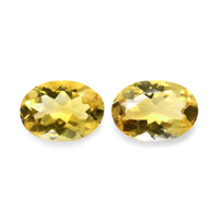 9.21 Ct.Tw.Total Carat Weight Citrine Pair from Brazil Video