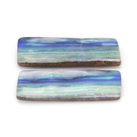 60.63 Ct.Tw.Total Carat Weight Boulder Opal Pair from Australia Video