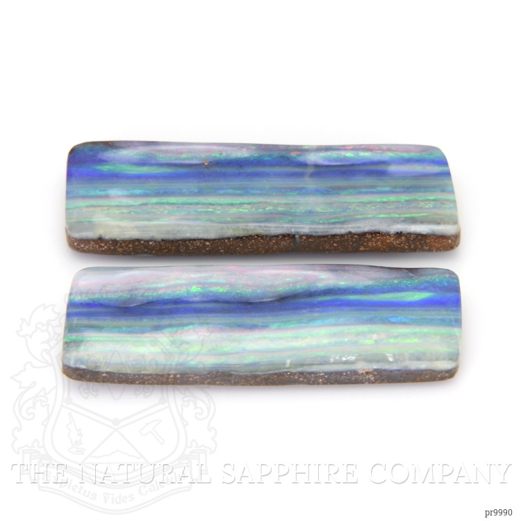 60.63 Ct.Tw. Cabochon Boulder Opal Pair from Australia