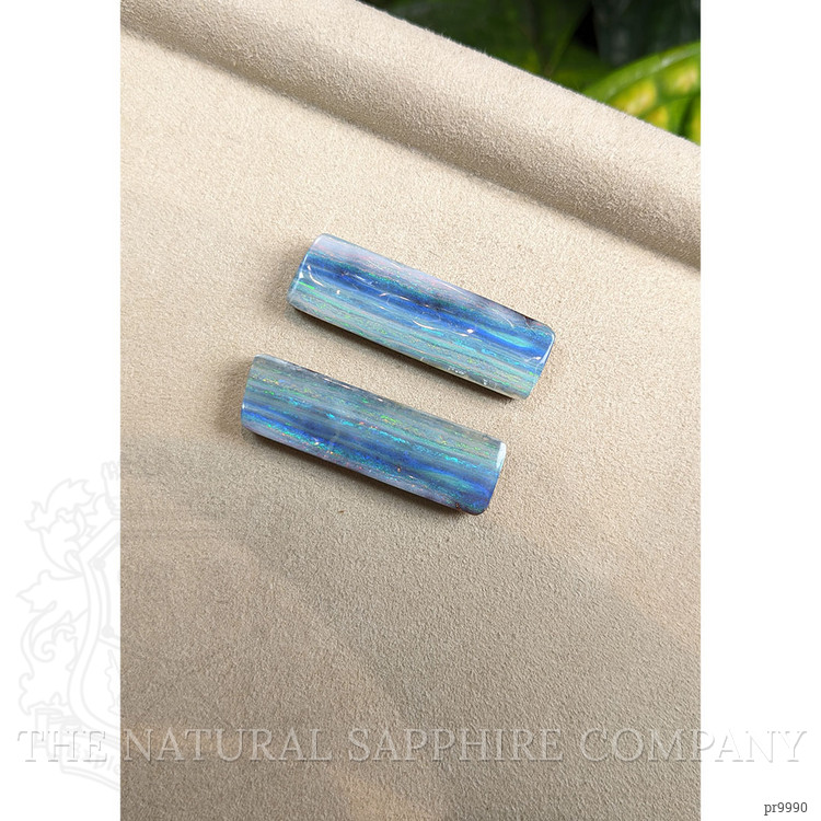 60.63 Ct.Tw. Cabochon Boulder Opal Pair from Australia