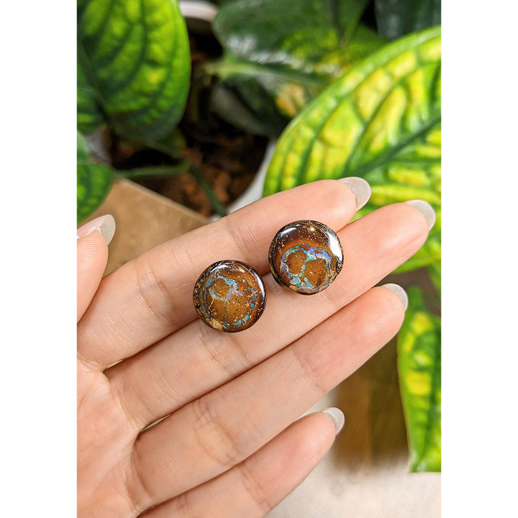 25.79 Ct.Tw. Cabochon Opal Pair from Australia