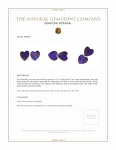 30.75 Ct.Tw.Total Carat Weight Cabochon Black Opal Pair from Australia Appraisal