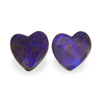 30.75 Ct.Tw.Total Carat Weight Cabochon Black Opal Pair from Australia Video