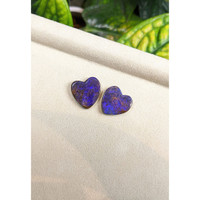 30.75 Ct.Tw.Total Carat Weight Cabochon Black Opal Pair from Australia Life Style