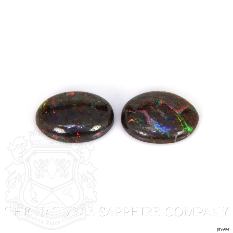 1.75 Ct.Tw. Cabochon Boulder Opal Pair from Australia