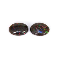 1.75 Ct.Tw.Total Carat Weight Boulder Opal Pair from Australia Video